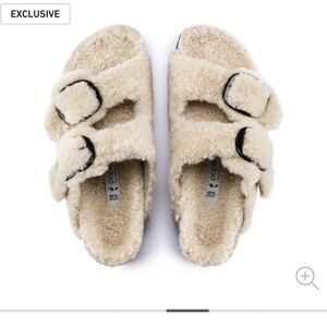 Birkenstock Arizona Shearling Papillo sandal